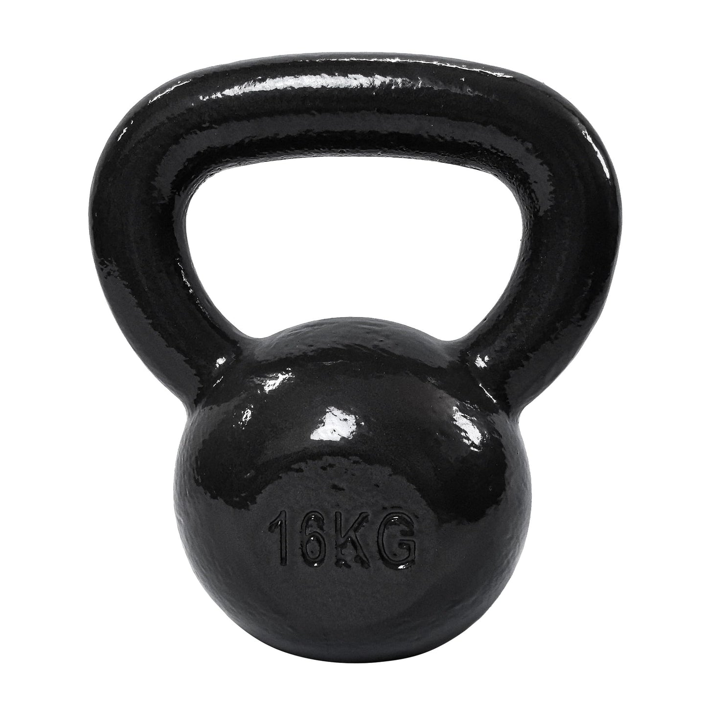 Amazon Basics Cast Iron Kettlebell 16kg Black - CK-16KG