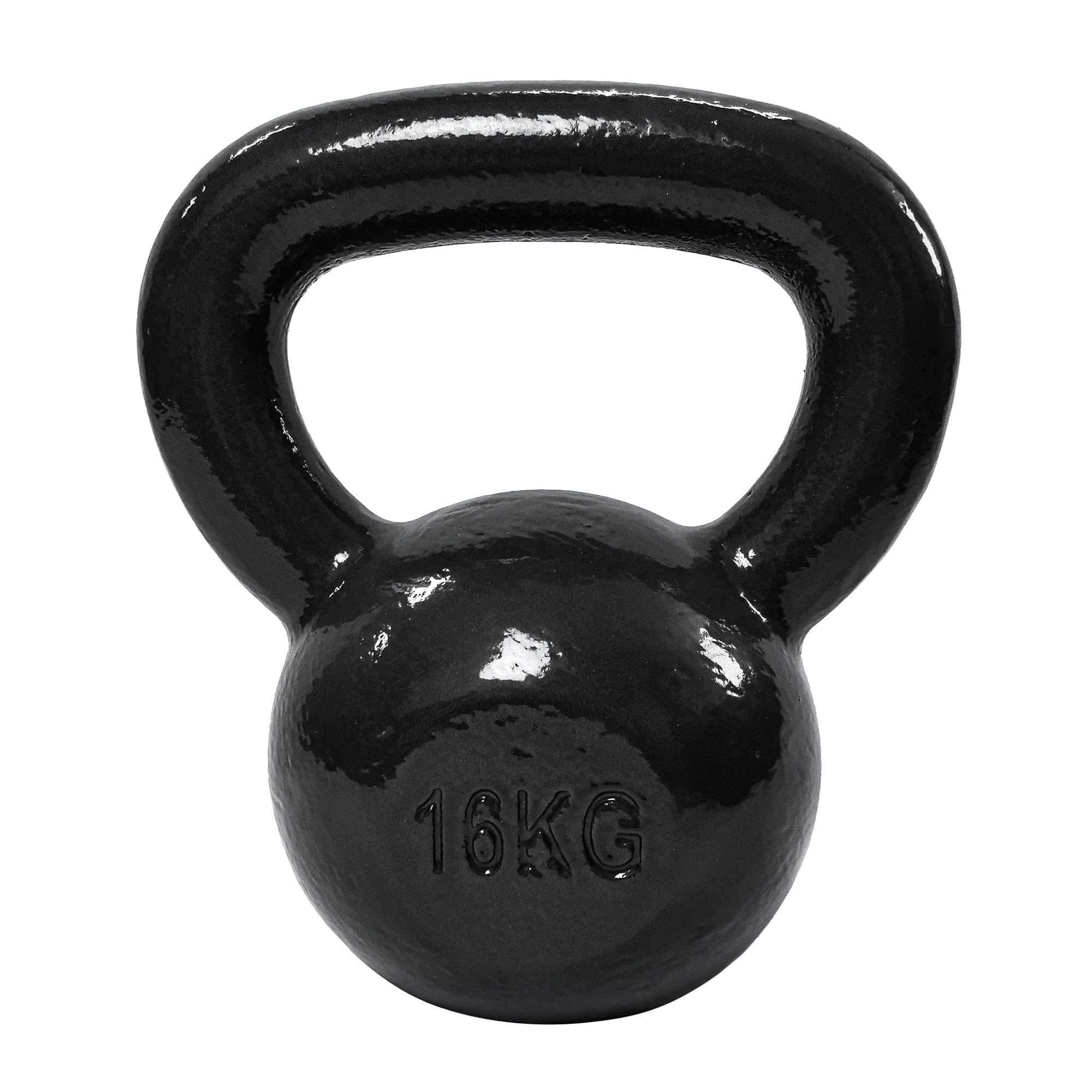 Amazon Basics Cast Iron Kettlebell 16kg Black - CK-16KG