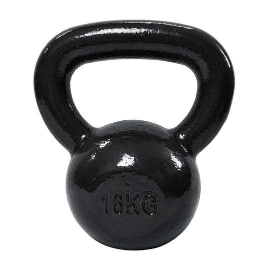 Amazon Basics Cast Iron Kettlebell 16kg Black - CK-16KG