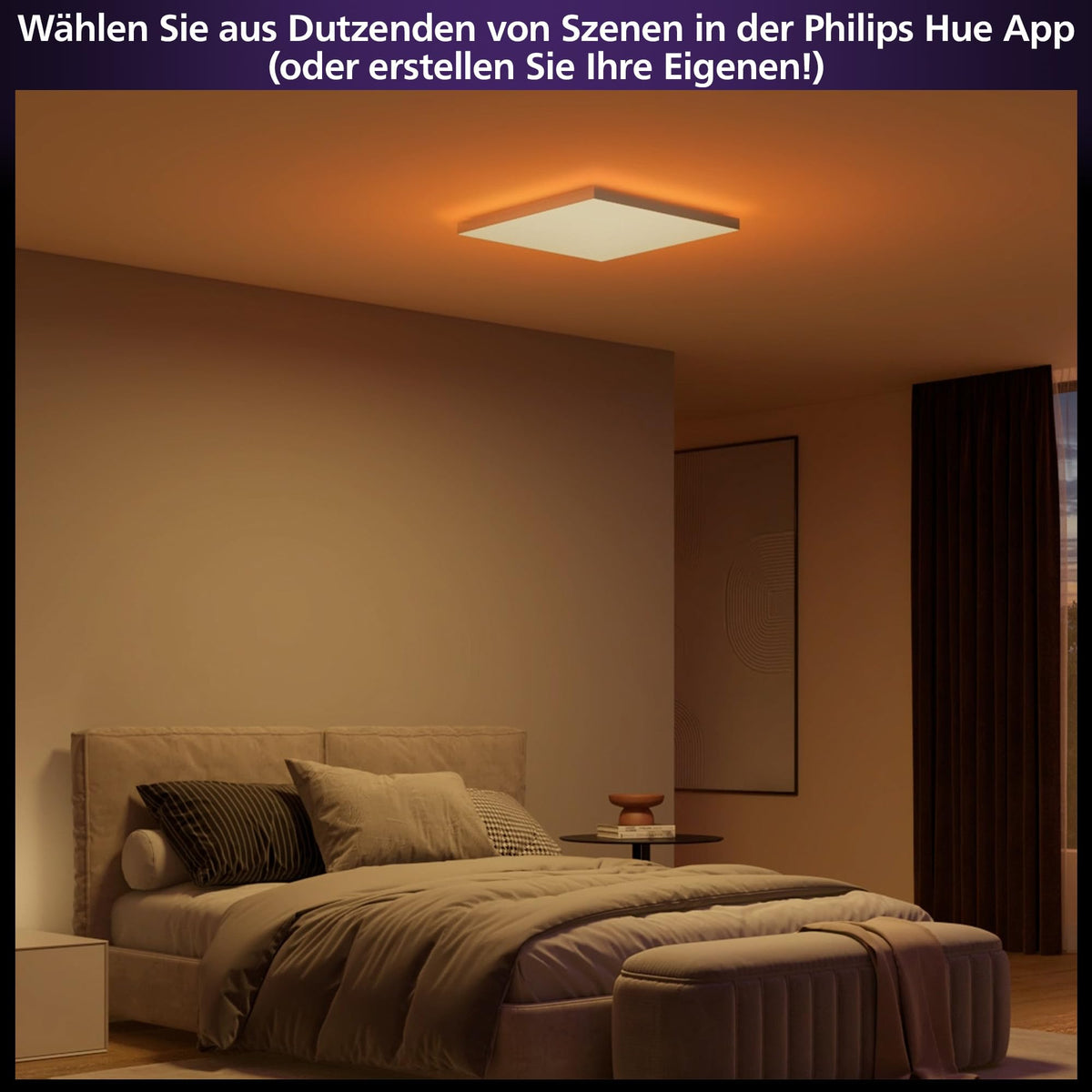 Philips Hue Datura Panel Light, 60 x 60 cm, Square - 8720169277670