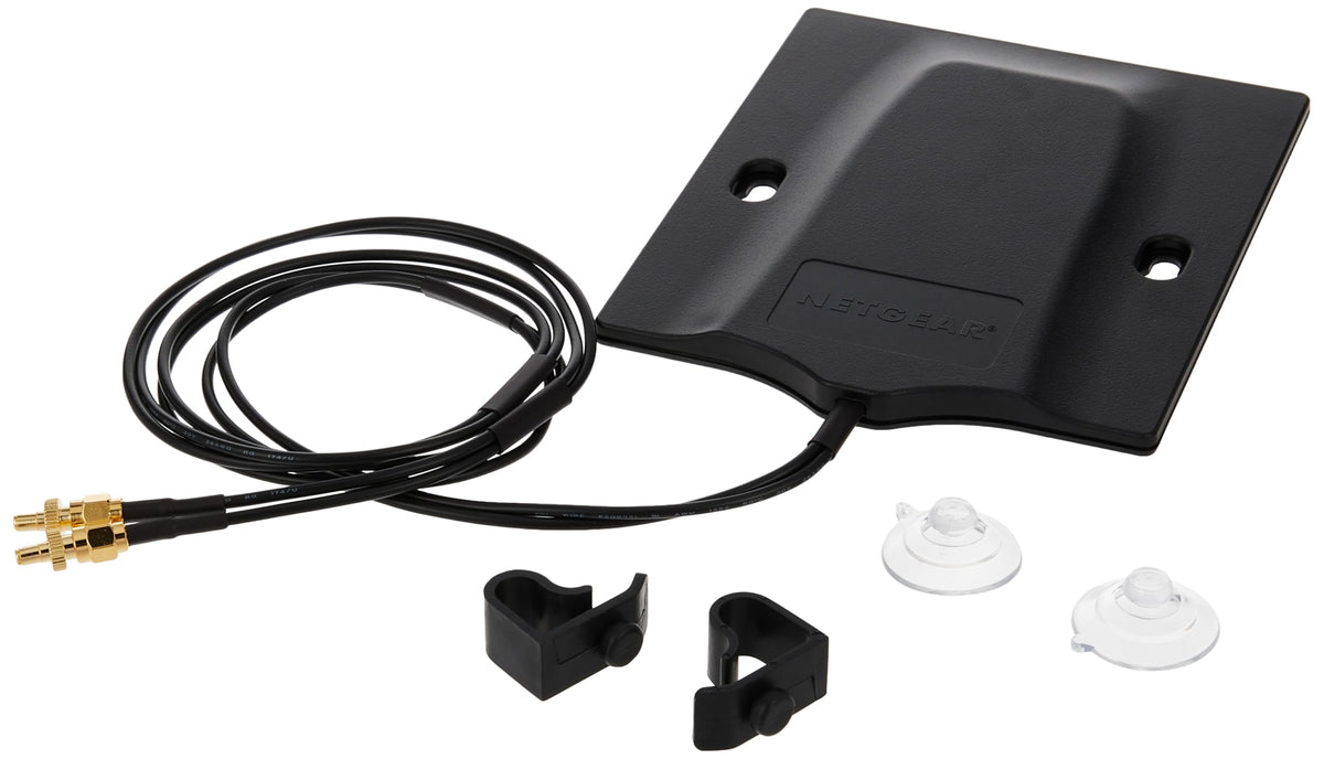 Netgear 6000451 External 5G MIMO SMA/TS9 Antenna (up to 2.5 dBi signal amplification for 5G/4G mobile hotspots and LTE routers, 4G/5G antenna, cable length 100 cm with 2X TS-9 or SMA connectors) - 6000451-10000S
