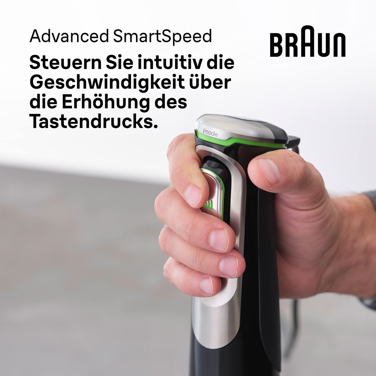 Braun MultiQuick 9 MQ 9187XLI - Electric Hand Blender with variable speed control, 4-piece accessory set, 1200 Watts, Black/Stainless Steel
