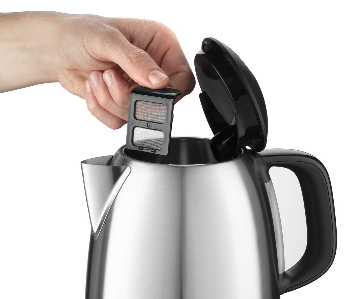 Russell Hobbs Kettle, 1.0 l, Brushed Stainless Steel, 2400 Watt - 24990-70