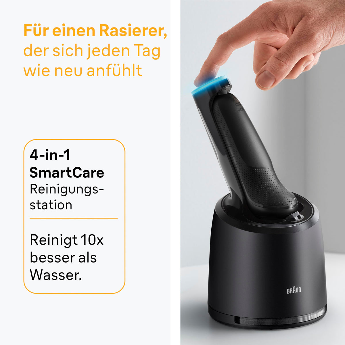 Braun Series 5 Aparat de ras electric pentru bărbați, SmartCare Centre, 52-B7000cc