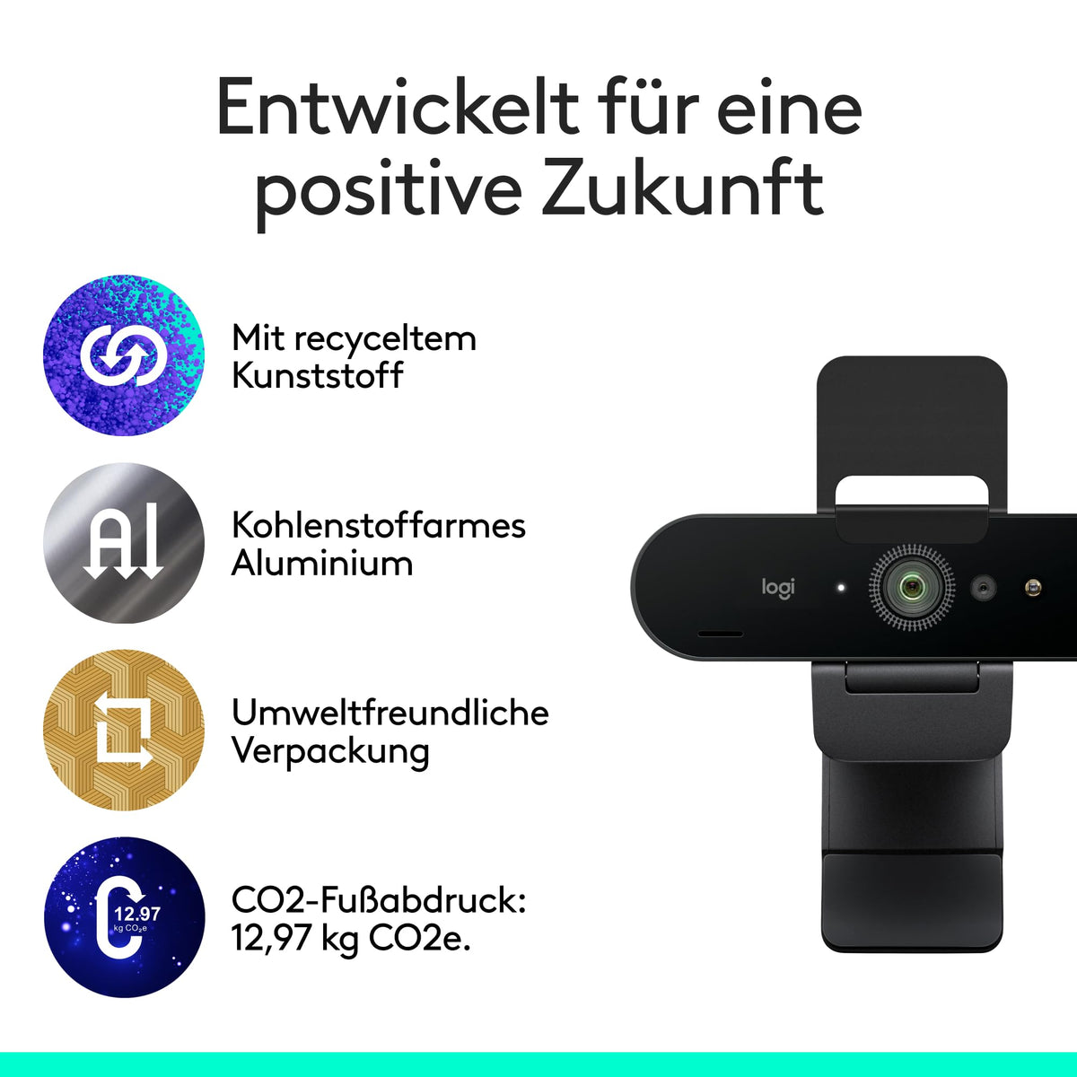 Logitech Brio 4K-Webcam pentru afaceri - 960-001746