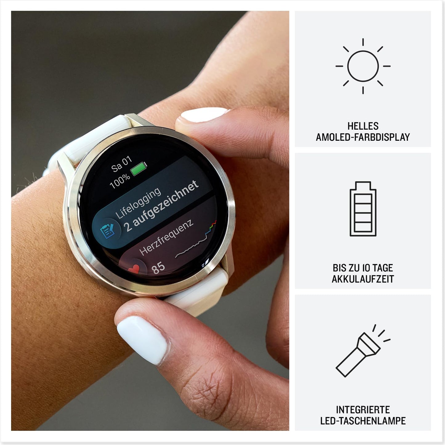 Garmin Venu 4 41mm - fitness smartwatch - 010-03013-00