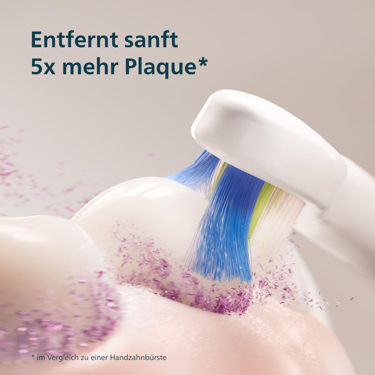 Philips Sonicare Series 3100 Electric Toothbrush – Sonic toothbrush with pressure sensor, three intensity settings, EasyStart, SmarTimer, 14 days battery life, travel case, White, HX4033/21, [New]