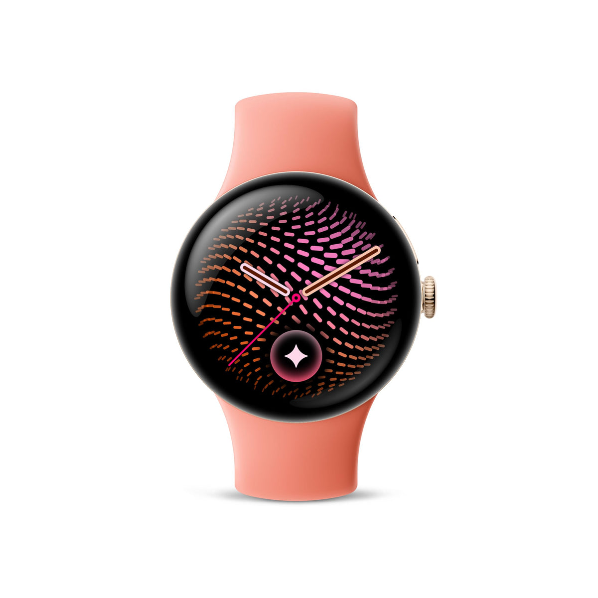 Google Pixel Watch 5 (41 mm) - Ceas inteligent - Carcasă Champagne/Bandă Canyon, LTE - GA10901-DE