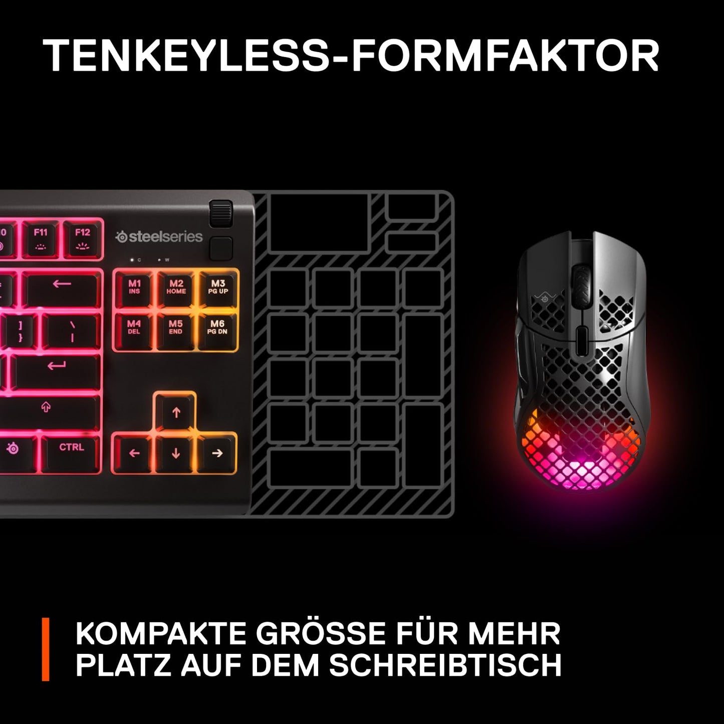 SteelSeries Apex 3 TKL Gaming Keyboard