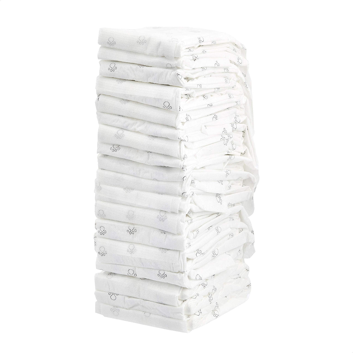 Amazon Basics Dog Diapers for Males, Size L, White, 50-Pack
