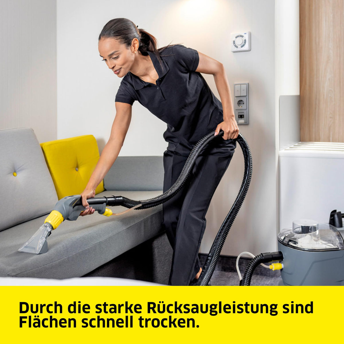 Kärcher Puzzi 10/1 Edition Carpet Cleaner, for Upholstery and Textiles, 10 L, 20-25 m²/h, 10.5 kg, Gray - ‎1.100-131.0