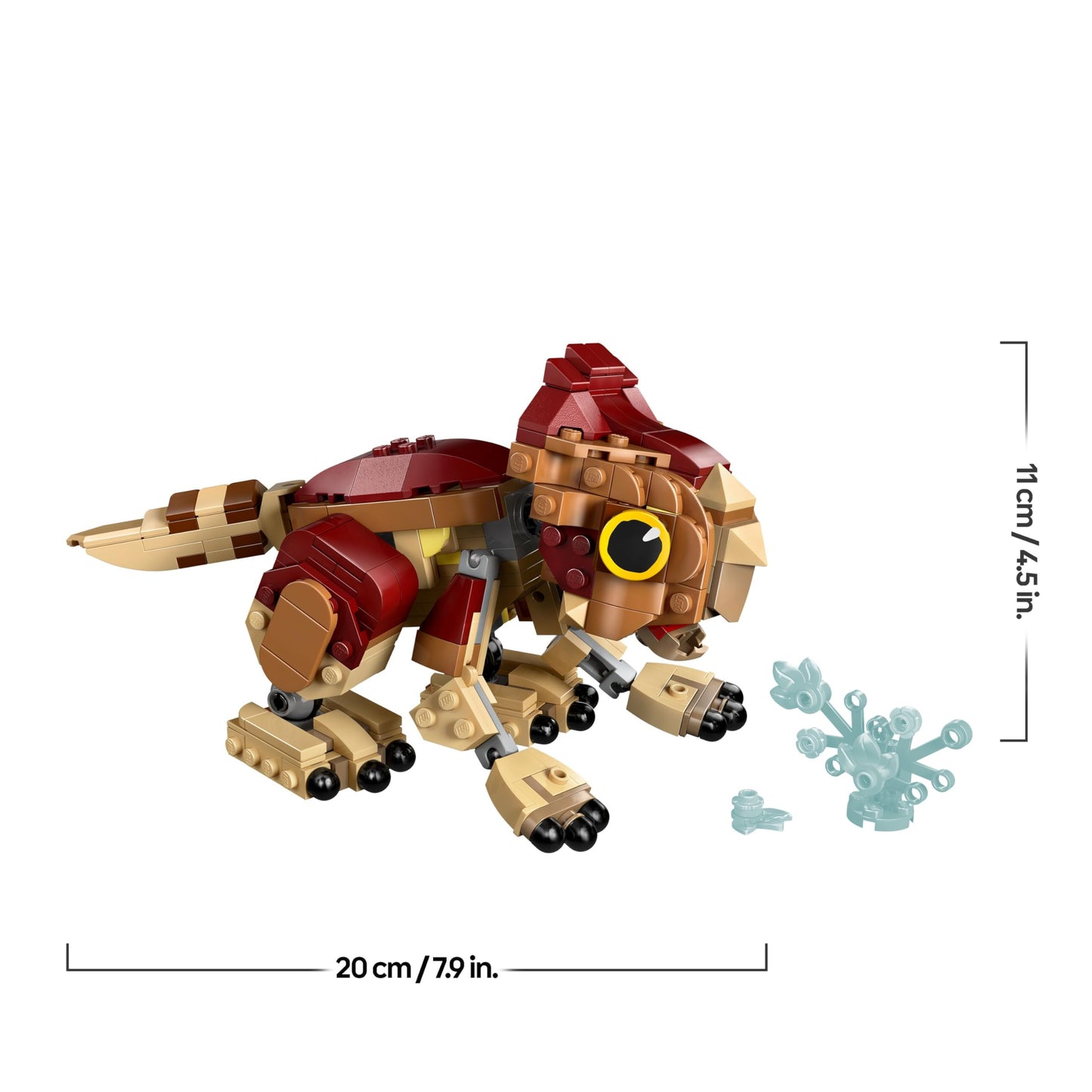 LEGO Jurassic World Baby Dinosaur Dolores: Aquilops - Toy Dinosaur to Build and Play with Play Plant - Gift for Children Ages 7 and Up and Fans of the Film Rebirth - 76970