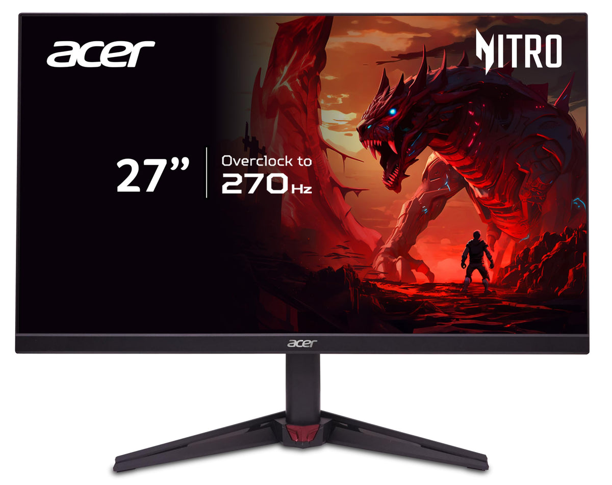 Acer Nitro VG270UZ1 Gaming Monitor 27 inch (68.6 cm) WQHD, 270Hz