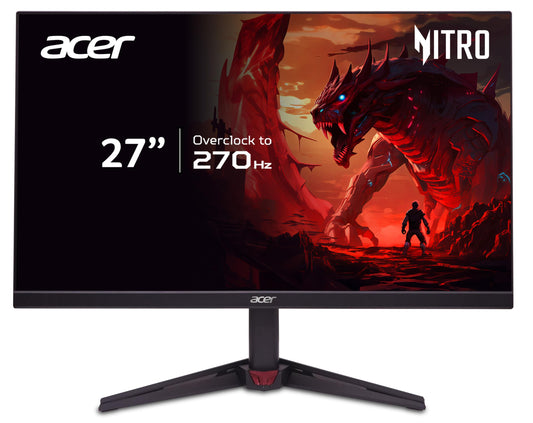 Acer Nitro VG270UZ1 Gaming Monitor 27 inch (68.6 cm) WQHD, 270Hz