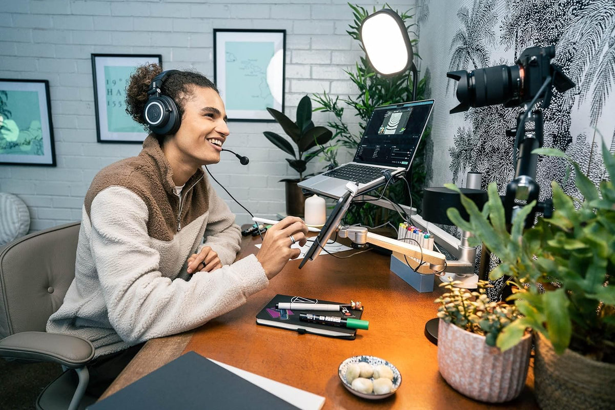 Audio-Technica M50xSTS StreamSet Streaming Headset with USB Connection Black - ATH-M50xSTS-USB