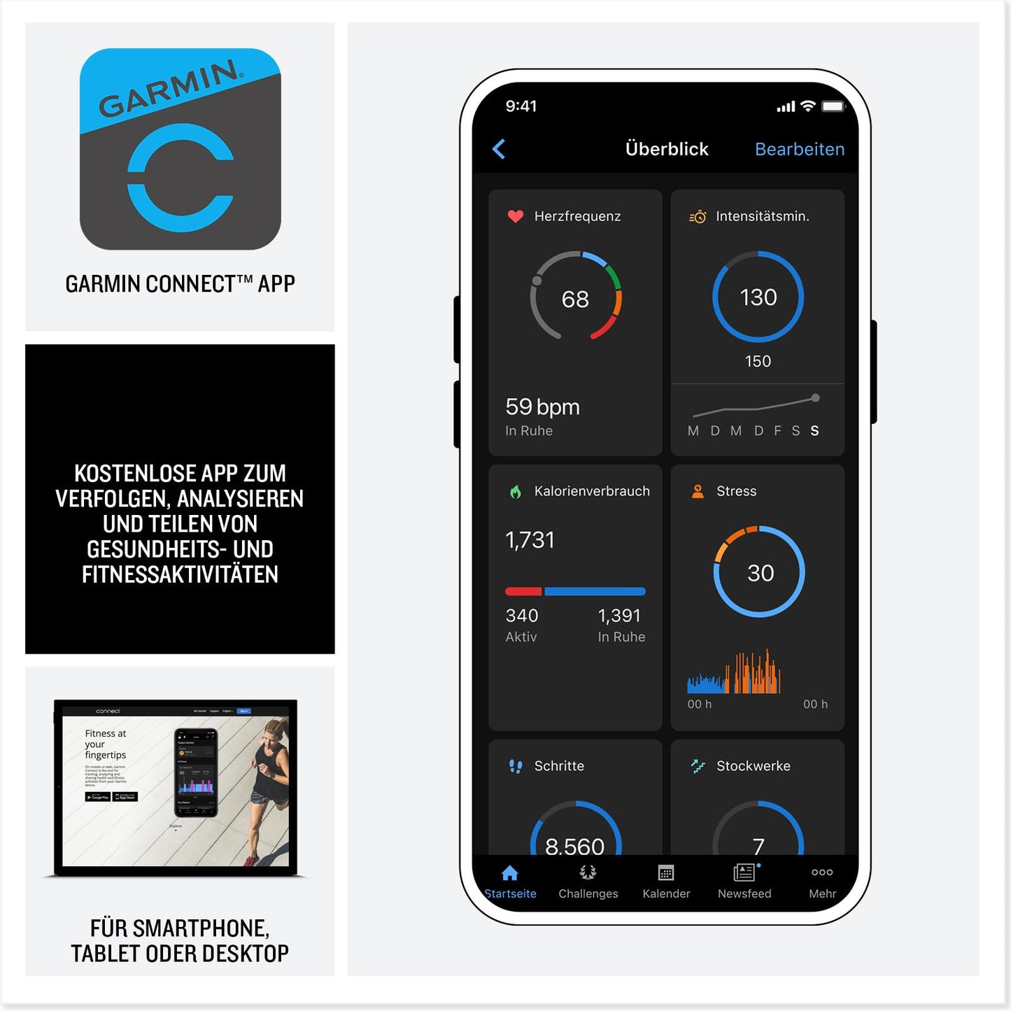 Garmin Fenix 8 Pro 47mm AMOLED - multisport smartwatch, 1.4" touch display, up to 15 days battery life, maps, 80+ sports apps, ECG, flashlight, LTE telephony & 24/7 SOS emergency call (subscription required) - 010-03198-11