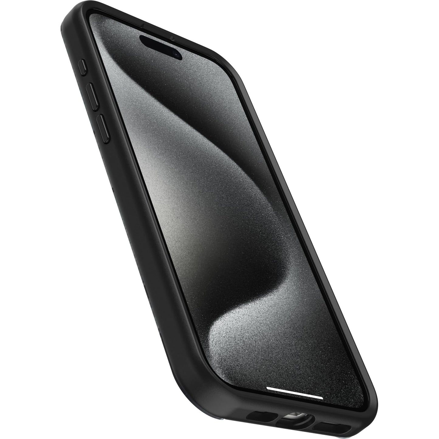 OtterBox Symmetry for MagSafe Case for iPhone 15 Pro Max, Shockproof Drop Proof Protective Slim Case, 3X Military Grade Tested, Black/Grey - 77-93389