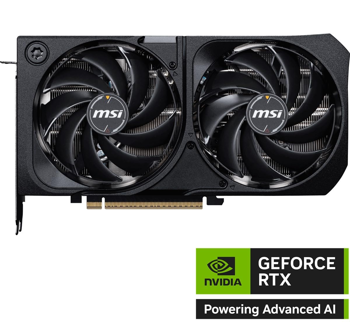 MSI GeForce RTX 5070 12G Shadow 2X OC - 12GB GDDR7 (28Gbps/192-bit), PCIe 5, Boost: 2542 MHz, HDMI 2.1b, DisplayPort 2.1b - V532-005R