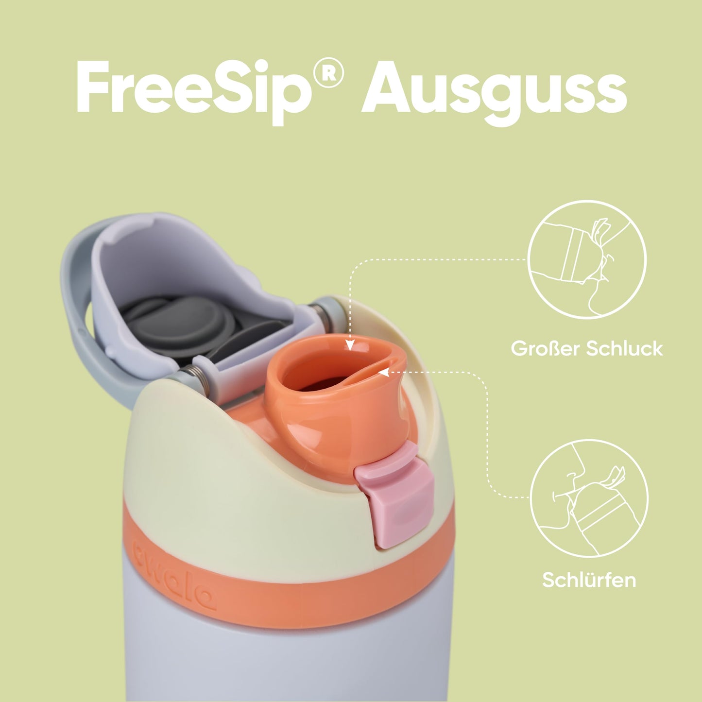 Owala FreeSip Insulated Stainless Steel Drinking Bottle with Straw, 710ml - BPA Free, Ideal for Sports, Fitness, Outdoor and Travel, Beach House - C08178