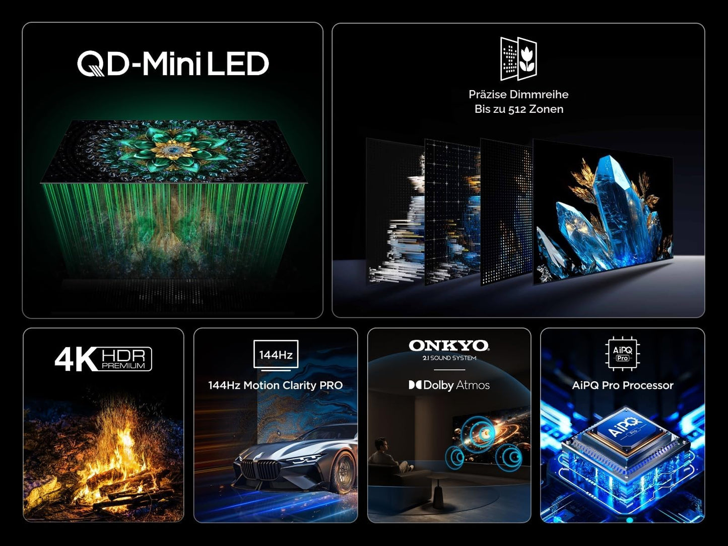 TCL 65Q6C 65" QLED Mini LED Телевизор