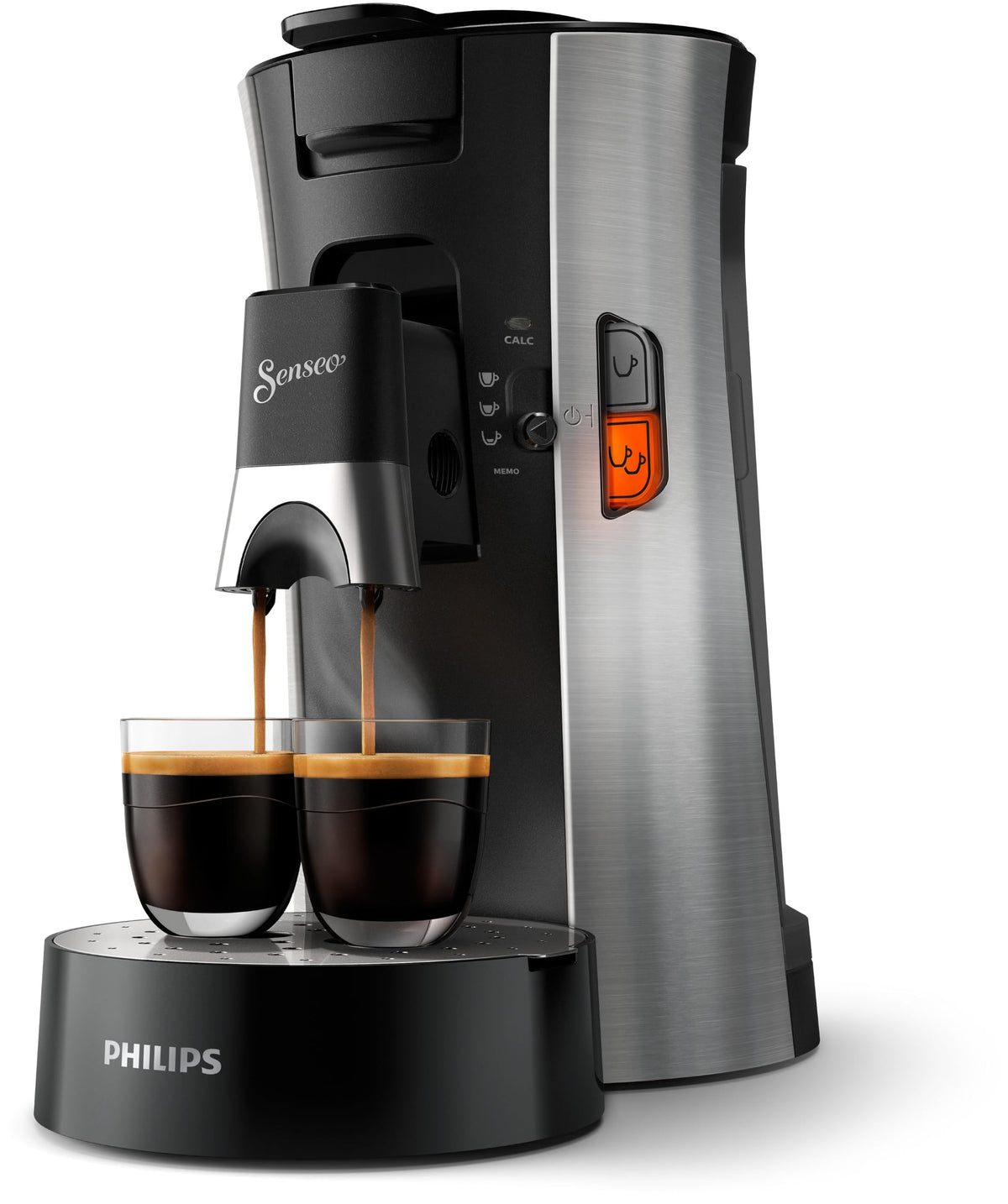 PHILIPS Senseo Select Coffee Pad Machine, Silver, 3 Specialties - CSA250/10
