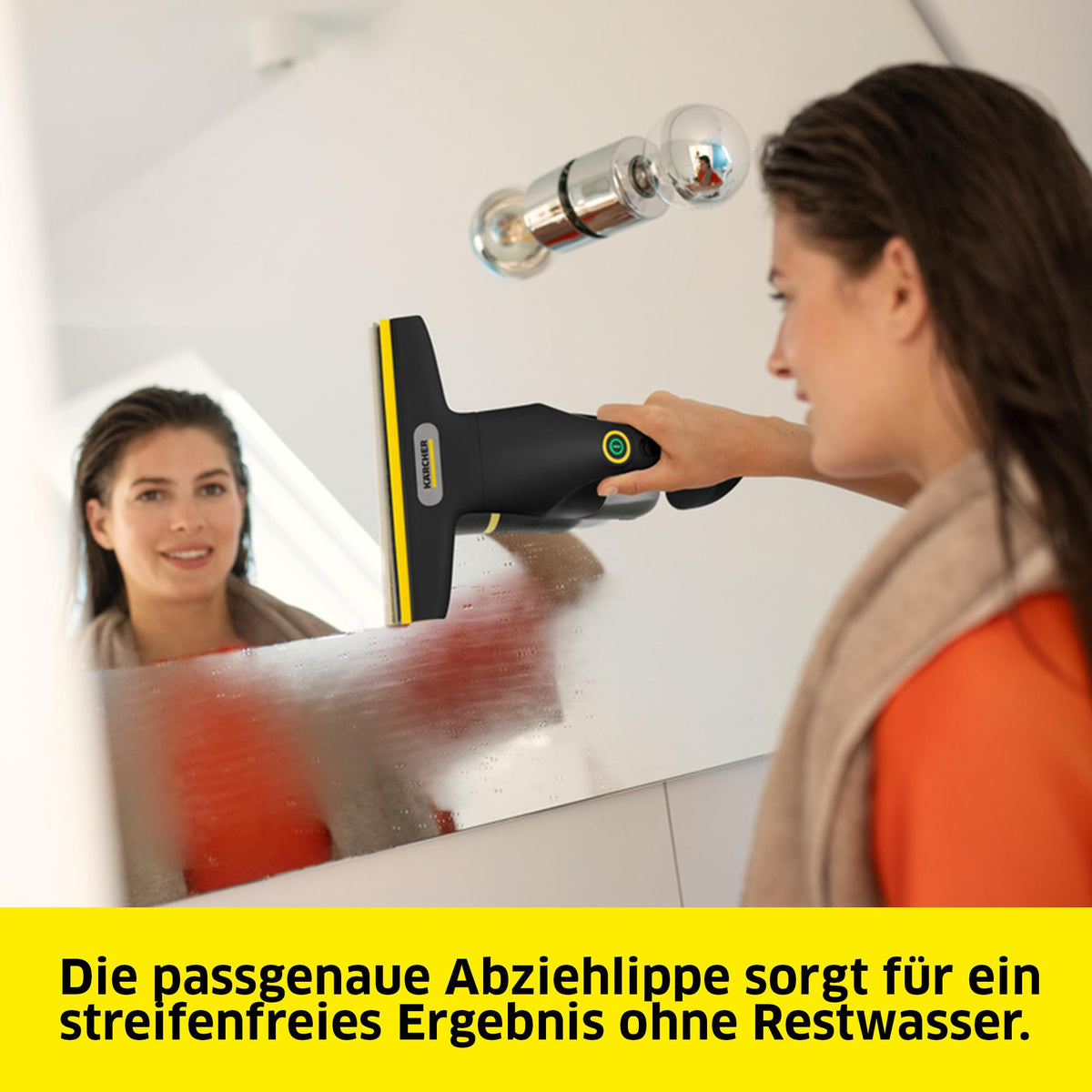 KÄRCHER Battery Window Vacuum WV Compact Care Extra+ Black - 1.633-720.0