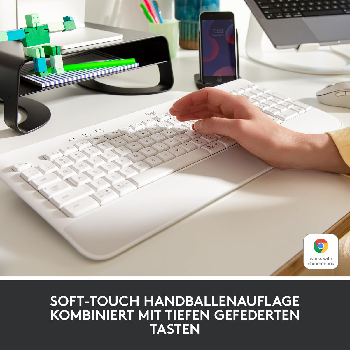 Logitech Signature K650 Comfort Wireless Keyboard with Palm Rest - 920-010967