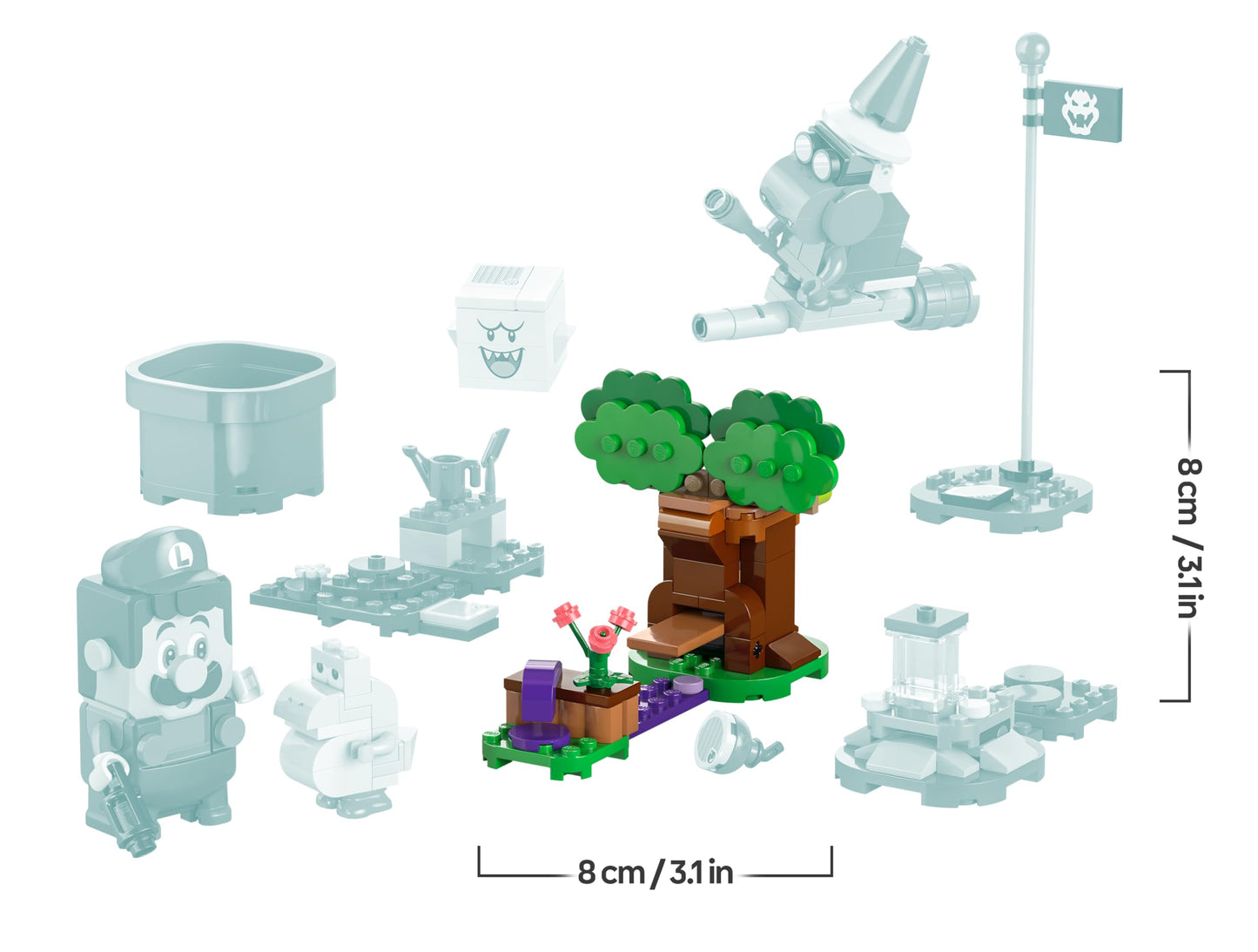 LEGO Super Mario Adventure with Interactive Luigi, Nintendo Gift for Boys, Girls and Gamers Ages 6+, Adventure Playset for Kids with Pink Baby Yoshi 71440