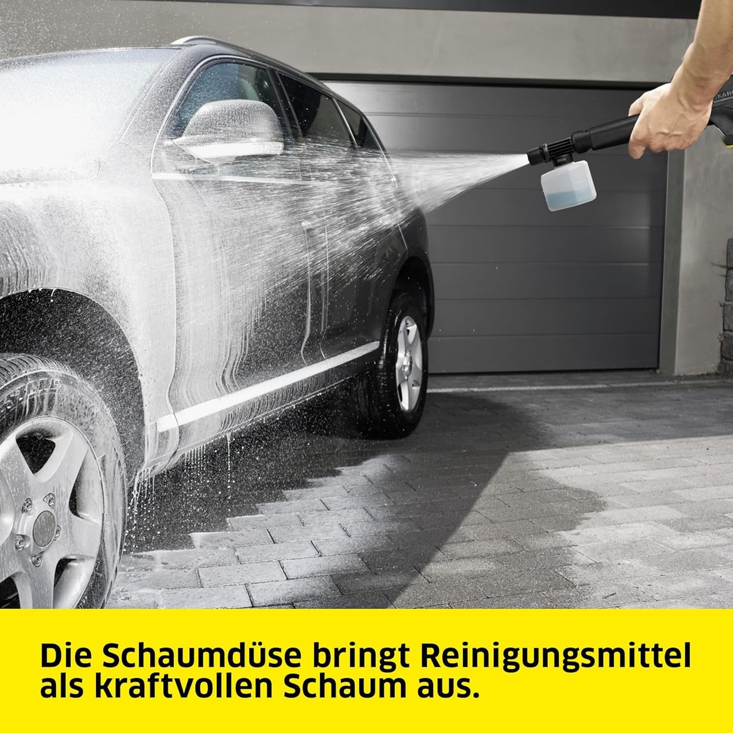 Kärcher high-pressure cleaner K 5 Classic Car & Home, pressure: max. 145 bar, delivery rate: 500 l/h, area: 40 m²/h, water filter, weight: 5.6 kg, high-pressure gun, dirt blaster, VPS, car & home kit - 1.950-706.0