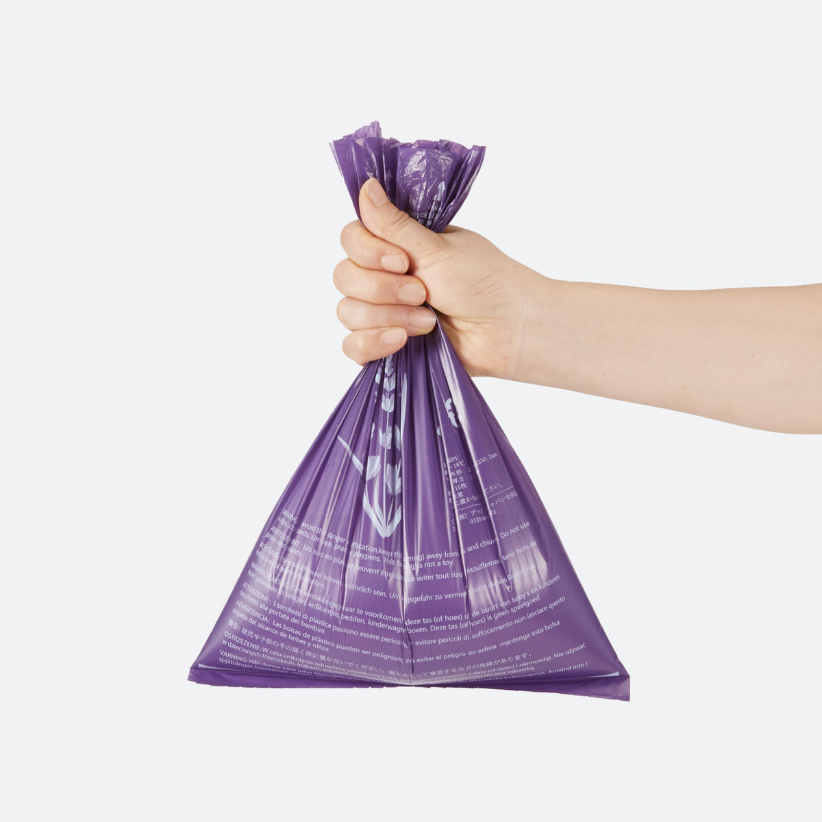 Amazon Basics Pungi pentru excremente de câine Lavandă, 900 pungi, pachet de 60 - 100360-LA-APL
