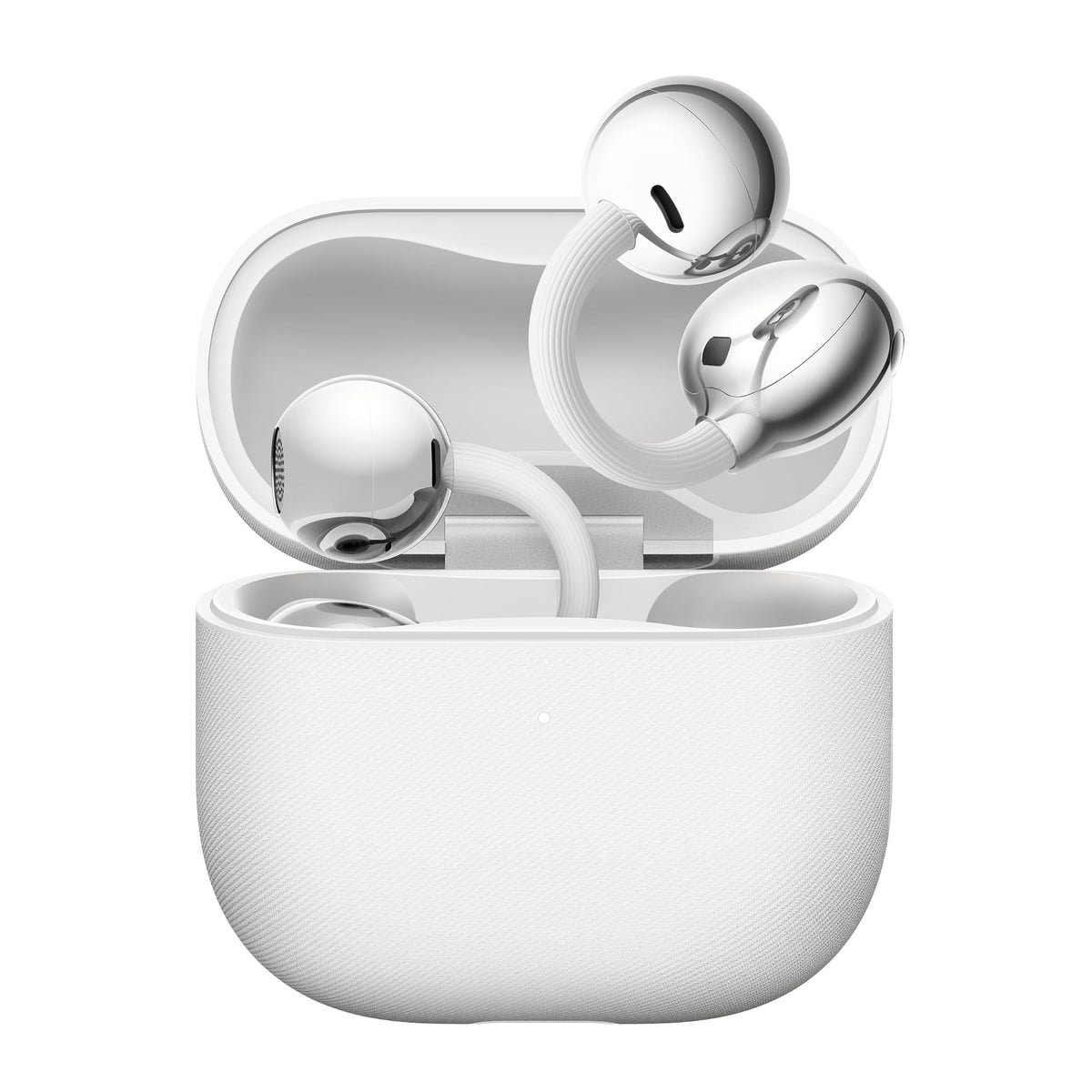 HUAWEI FreeClip 2, căști Bluetooth fără fir, căști cu ureche deschisă, deosebit de ușoare pentru utilizare pe tot parcursul zilei, 38 de ore de viață a bateriei, pentru iOS și Android, IP57, alb - Robin-T10