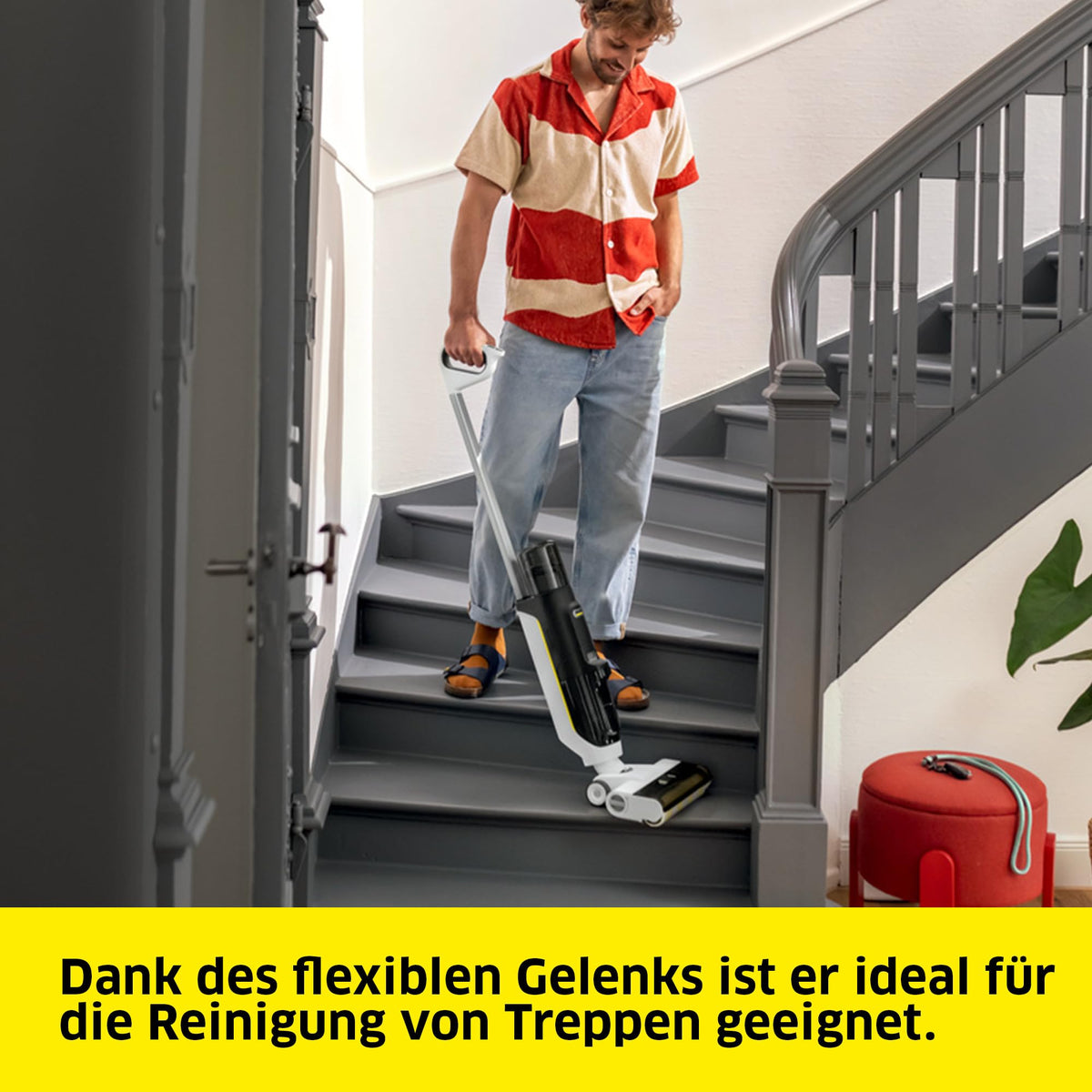 KÄRCHER Cordless Vacuum Mop FCV 3, 3-in-1 Xtra!Clean Function - 1.056-122.0