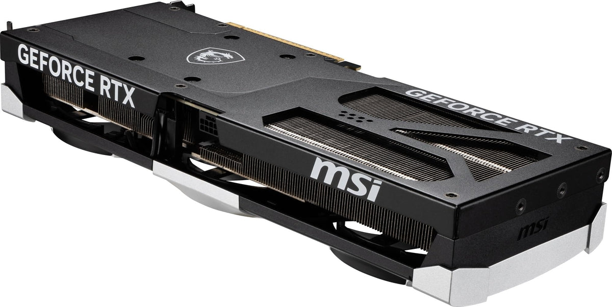 MSI GeForce RTX 5080 16G Ventus 3X OC — 16GB GDDR7 (30Gbps/256-bit), PCIe 5, Boost: 2640 MHz, HDMI 2.1b, DisplayPort 2.1b - V531-095R