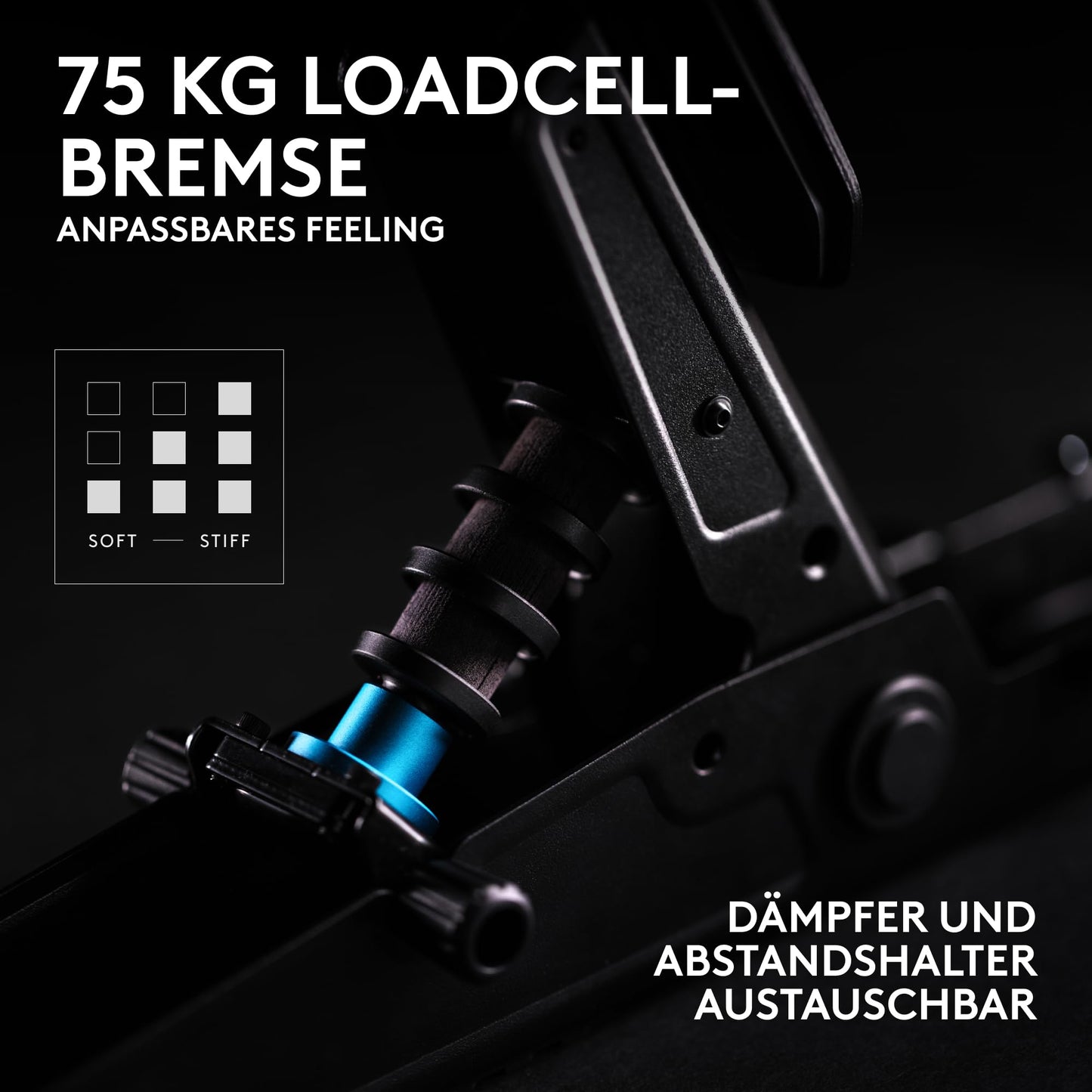 Logitech G RS50 RS50 pedal system: Set for simulated 4-part running - RS50 steering wheel base with 8 Nm direct transmission, RS hub - 941-000158