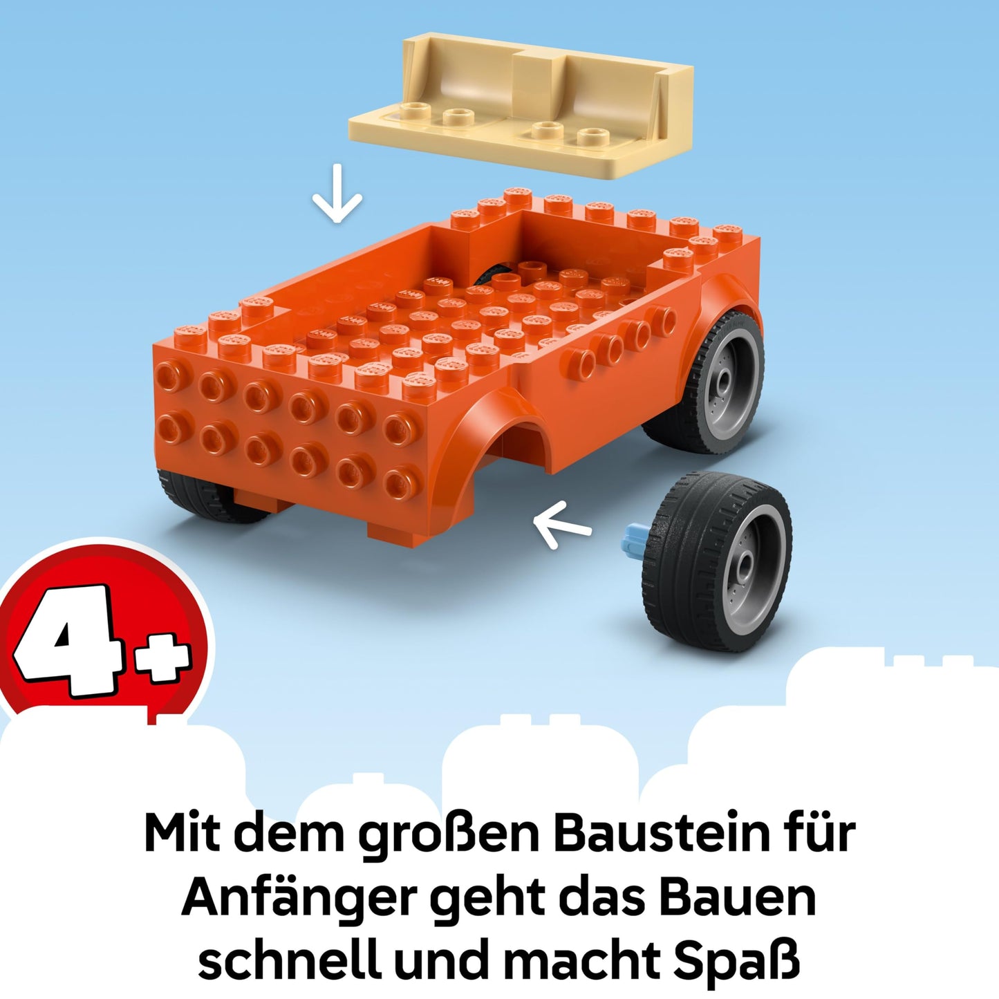 LEGO Bluey: Bluey's Beach & Family Car Trip Toy with 3 Minifigures incl. Bingo & Chilli, Plus 2 Surfboards, a Sand Castle & Fun Accessories - Birthday Gift for 4+ Year Old Girls & Boys - 11202