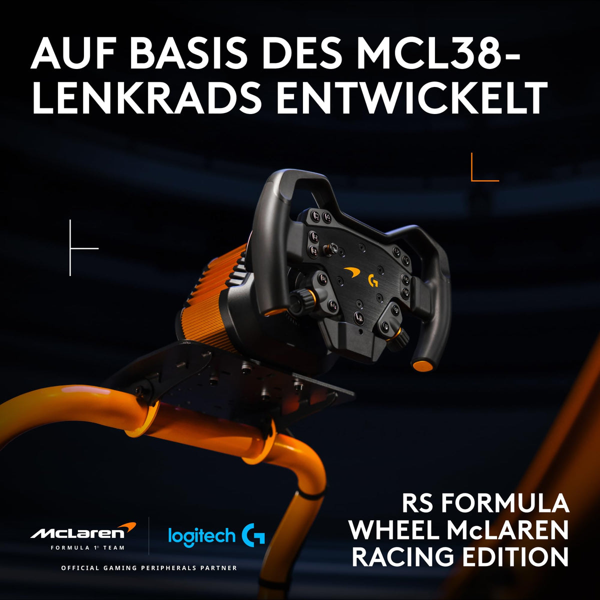 Logitech G RS50 McLaren Racing Bundle Direct Drive Wheel Base - Black - 941-000353