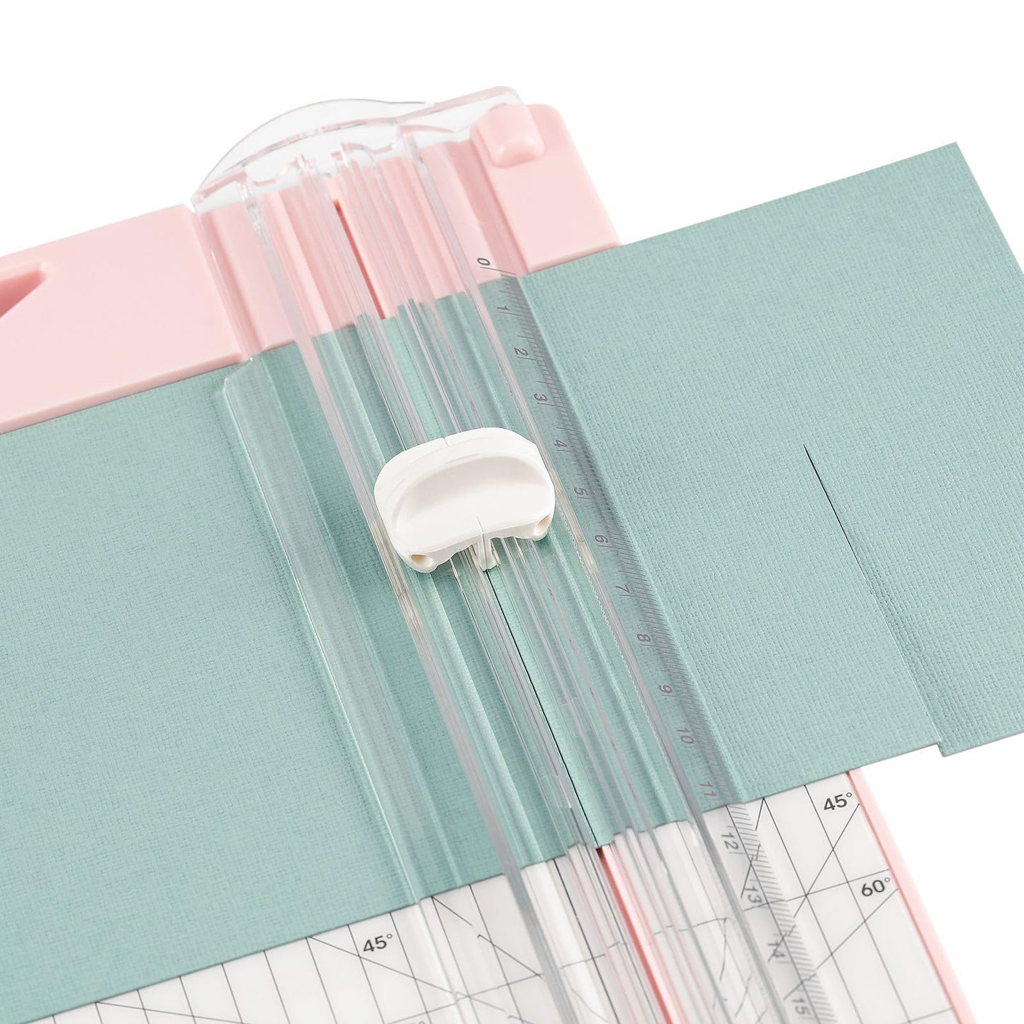 Vaessen Creative 2207-110 Paper Cutter for Cutting and Folding Straight Lines on A3, A4 and Smaller Paper Sizes, Pink, for Scrapbooking and Card Making, 6" x 12"