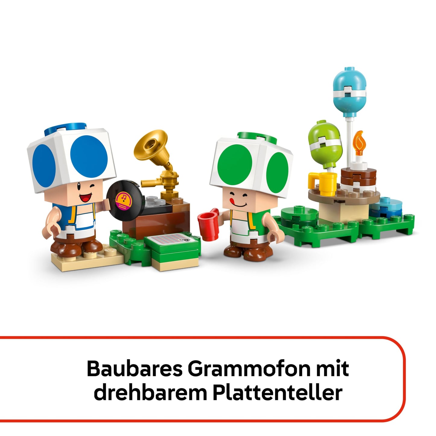 LEGO Super Mario Party at Toad's House - Interactive set with 2 figures, kitchen, bedroom & picnic table - Children's building playset - Gamer gift for boys and girls aged 7 and up - 72041