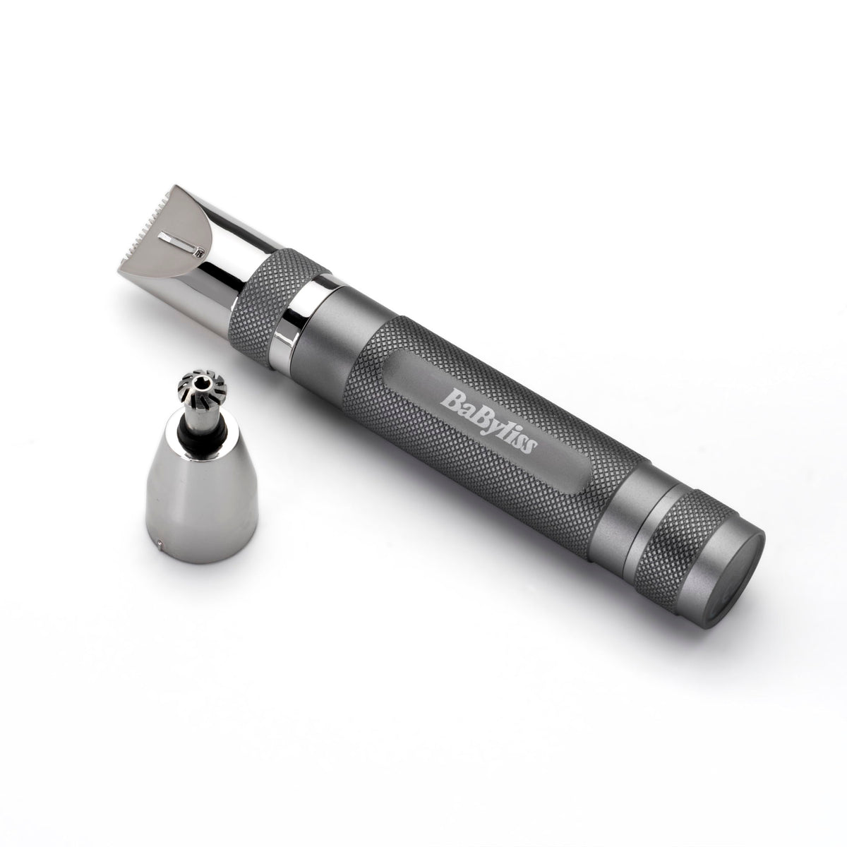 BaByliss Super-X Metal Nose Trimmer, Ear and Eyebrow Hair Clipper, sturdy metal housing, smooth and safe cutting - 7066U