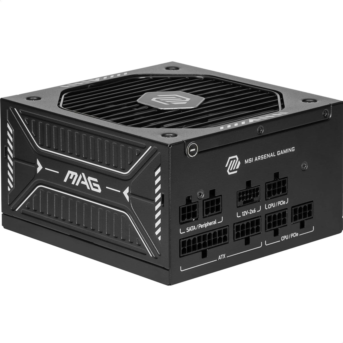 MSI MAG A650GLS PCIE5 Sursă, 650W, 80 Plus Gold, ATX 3.1, Suport GPU PCIe 5.1, 12V-2x6 nativ, Conector 12V-2x6 bicolor, Sursă ATX, Cablu modular - 306-7ZPHY11-HD8