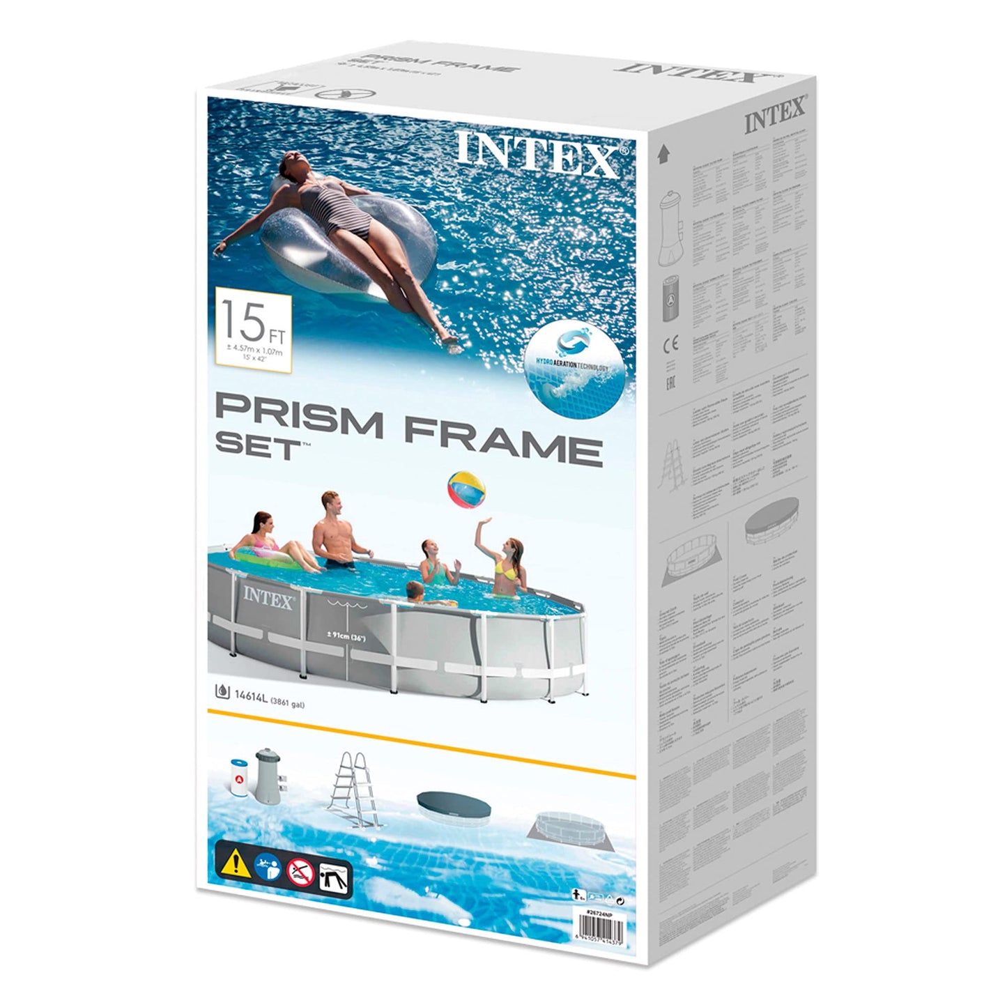 Intex 15Ft X 42In Prism Frame Pool Set - 26724NP