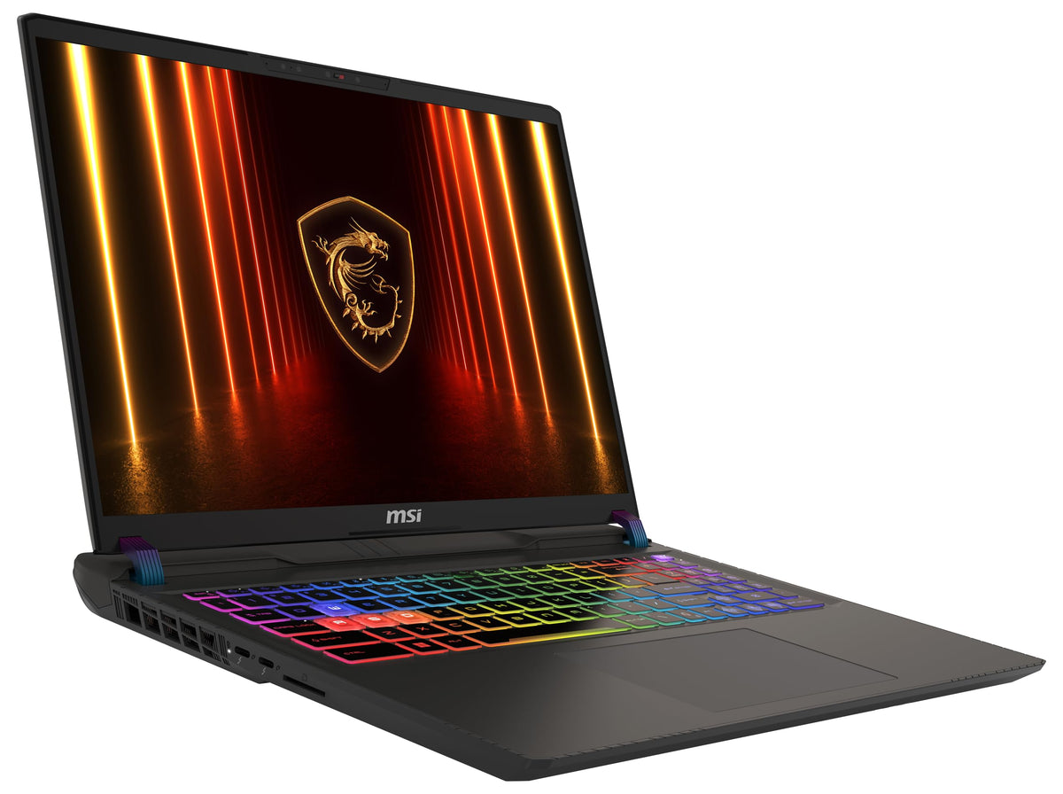 MSI Vector 16 HX AI Gaming Laptop, 16" QHD+ 240 Hz Display, Intel® Core™ Ultra 7 255HX, NVIDIA GeForce RTX 5070 Ti, 16 GB RAM, 1 TB SSD, Windows 11 Home, QWERTZ Keyboard, Cosmos Gray, A2XWHG-264 - 0015M3-264