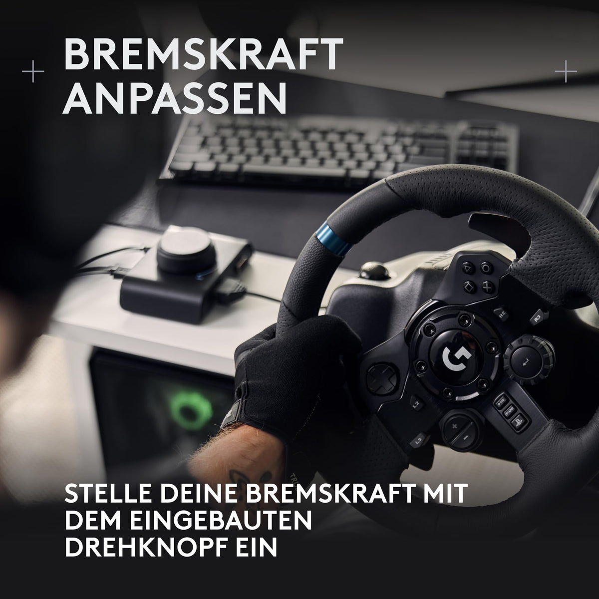 Logitech G G29 Racing Wheel and Floor Pedals for PS5, PS4, PC, Mac + Racing Adapter for PRO Racing Wheel, Pedals, Driving Force Shifter, RS Shifter & Handbrake - Black - 941-000112