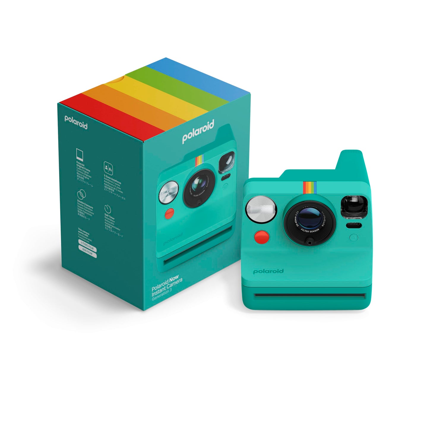Polaroid – Now Generation 3 – Instant Camera – Turquoise (9198)