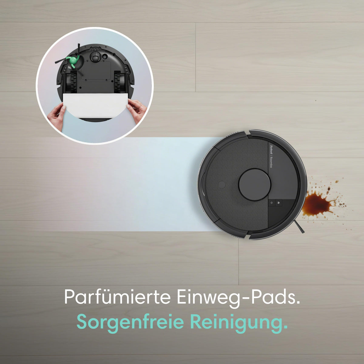iRobot Roomba Mini Vacuum Robot with Mopping Function, AutoEmpty Base, LiDAR - F155040