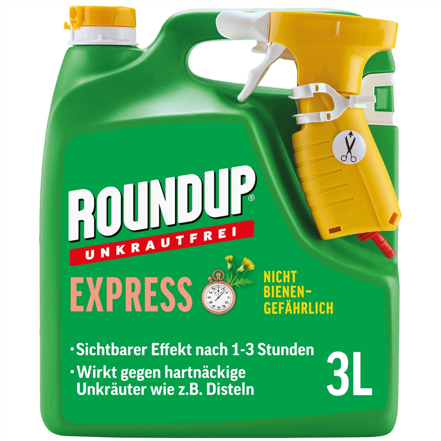 Roundup Weed Free Express 3L pressure sprayer against weeds - 32080