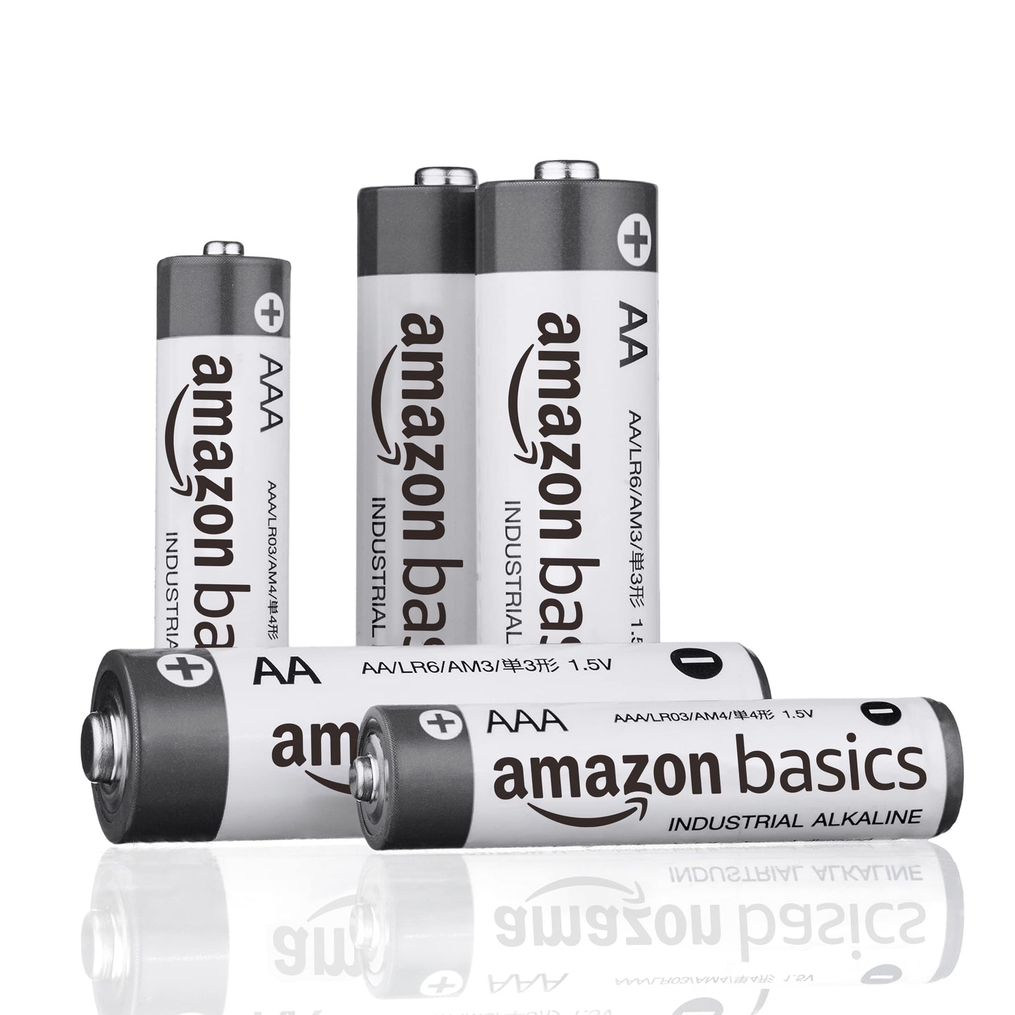Amazon Basics 200 x Industrial Grade 1.5V 5 Year AA Alkaline Batteries - AA-200PK