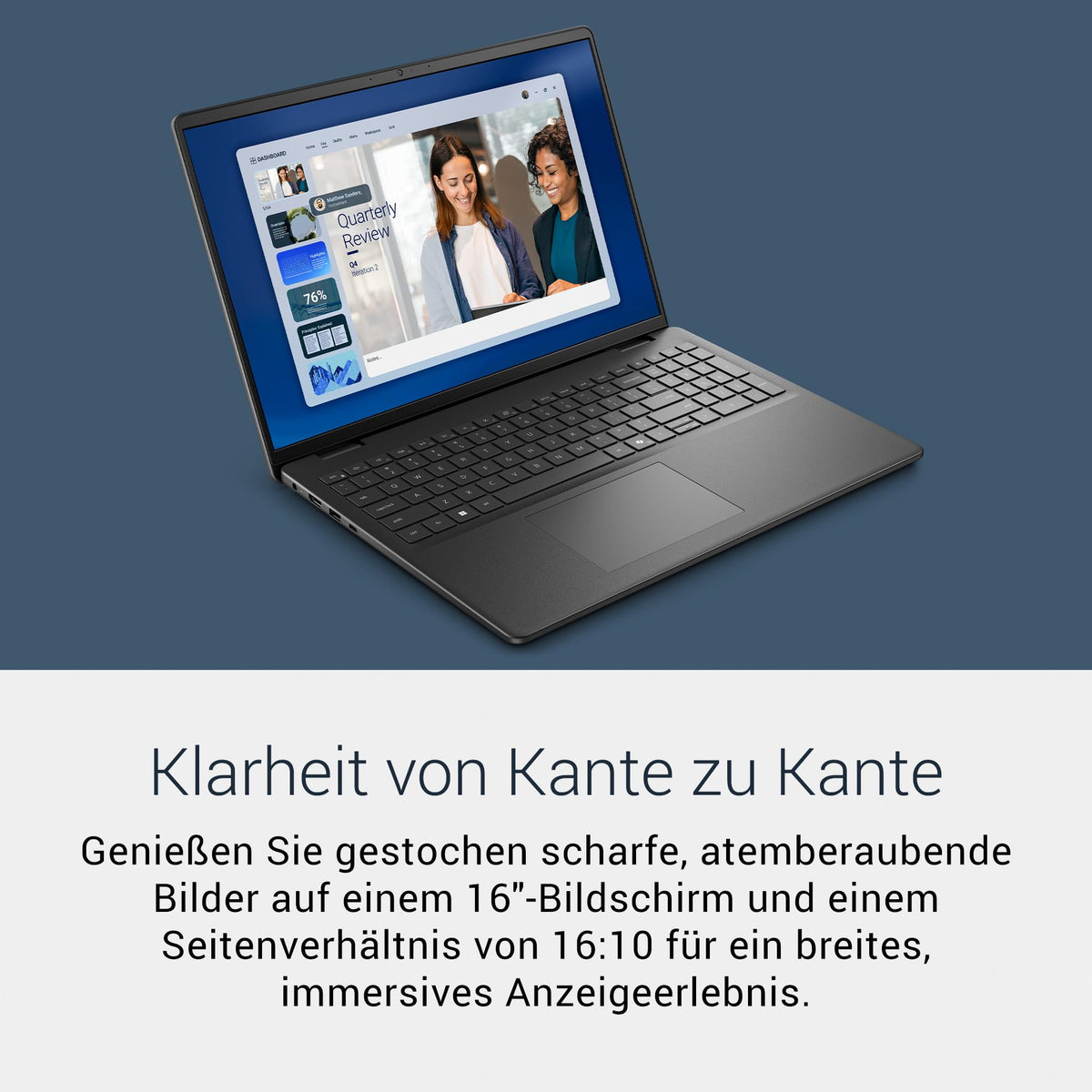 Dell 16 Laptop - AMD Ryzen 7 250, 16GB RAM, 1TB SSD - DDC16255-A220BLK-PDE