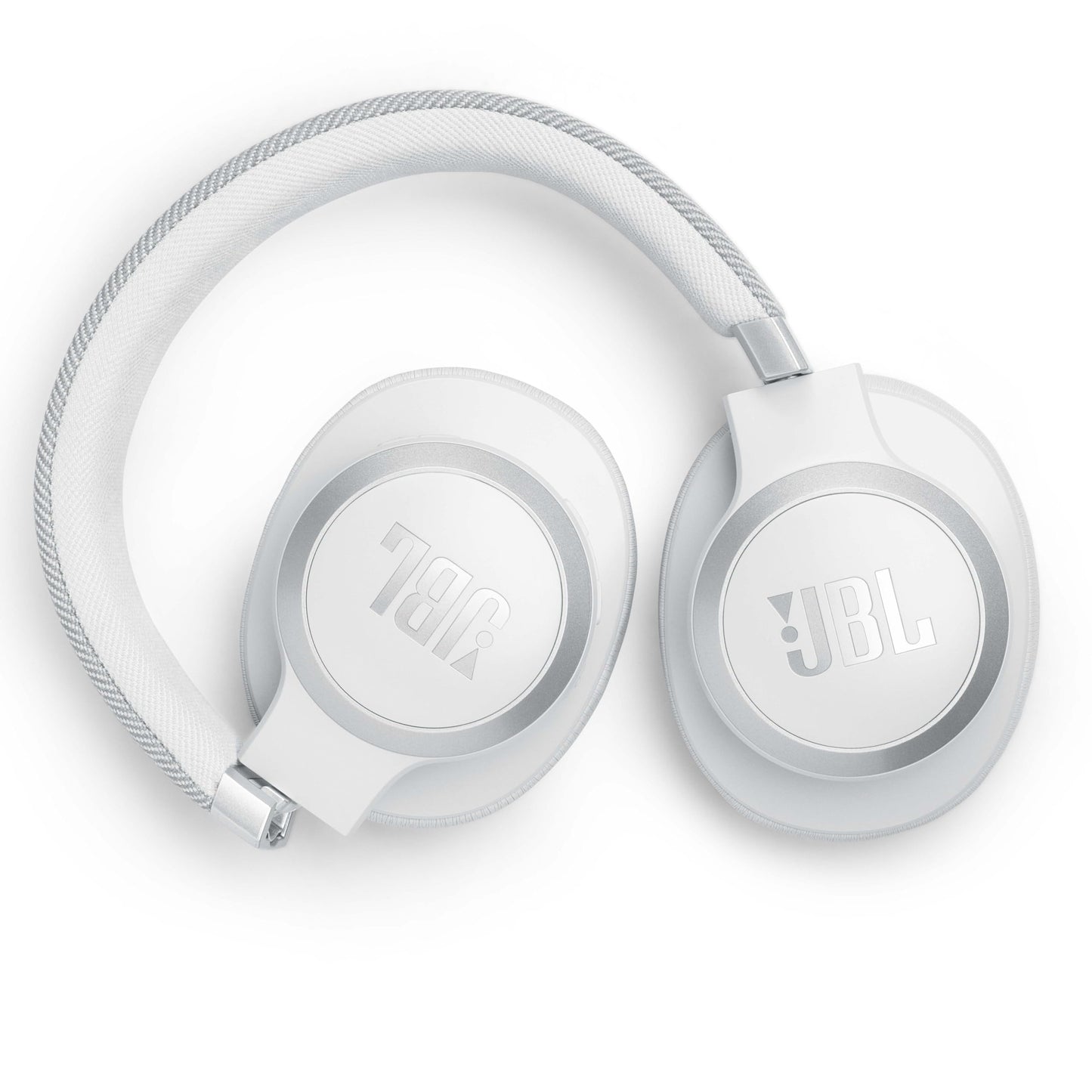 JBL Live 770 NC - Bluetooth over-ear headphones with adaptive noise canceling - Wireless earphones with JBL Signature Sound and voice assistant - Long music enjoyment for up to 65 hours - In white - JBLLIVE770NCWHT