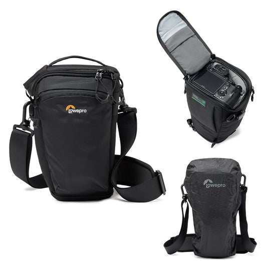 Lowepro ProTactic TLZ 70 Slim AW III toploader camera bag for mirrorless DSLR, volume: 4 l, dimensions: 31x10.5x14 cm, for cameras with attached lens, mod. Shoulder bag, for photographers/videographers - LP37498-PWW